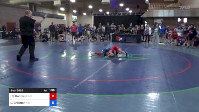 28 kg Rnd Of 16 - Greyson Goodwin, The Wrestling Academy vs Carmine Crisman, North Montana Wrestling Club