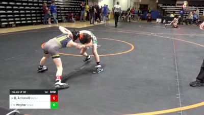 60 lbs Round Of 32 - Dominic Antonelli, Methacton vs Holden Wojnar, Lower Dauphin