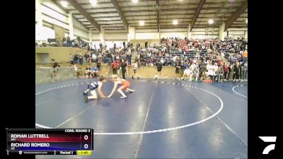 113 lbs Cons. Round 3 - Roman Luttrell, NM vs Richard Romero, AZ