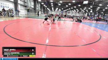 140 lbs Rd# 7- 10:45am Saturday Final Pool - Ricky Jewell, PA Blue vs Rocco Zagorites, Ranger WC