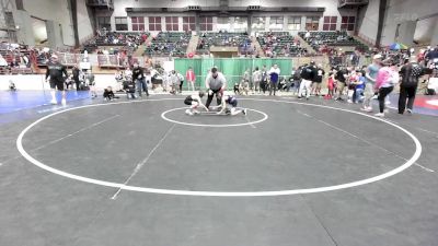 73 lbs Quarterfinal - Brantley Bolzenius, Woodstock City Wrestling vs Channing Cherney, The Storm Wrestling Center