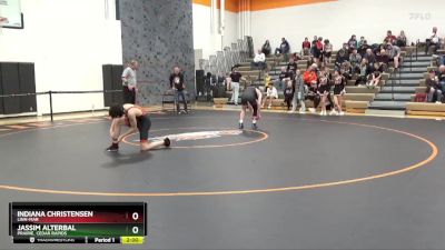 126 lbs Round 2 - Indiana Christensen, Linn-Mar vs Jassim Alterbal, Prairie, Cedar Rapids