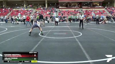 105 lbs Cons. Round 3 - Urijah Duran, Duran Elite vs Kayden Westfall, Abilene Kids Wrestling Club