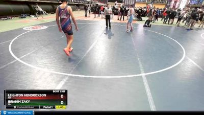 165 lbs Cons. Round 2 - Leighton Hendrickson, ND vs Ibrahim Zaky, VA