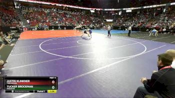 D2-160 lbs Quarterfinal - Justin Klinkner, Two Rivers vs Tucker Brockman, Freedom