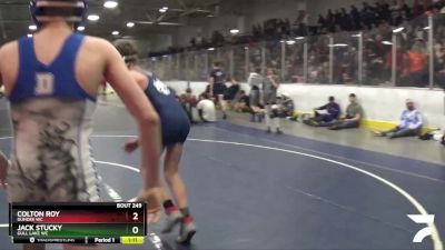 114 lbs Quarterfinal - Jack Stucky, Gull Lake WC vs Colton Roy, Dundee WC