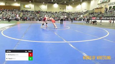 127 lbs Quarterfinal - Tana Williams, Salem Elite Mat Club vs Meredith Nash, Silver State Wrestling Academy