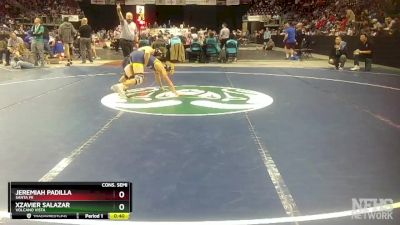 5A 139 lbs Cons. Semi - Jeremiah Padilla, Santa Fe vs Xzavier Salazar, Volcano Vista