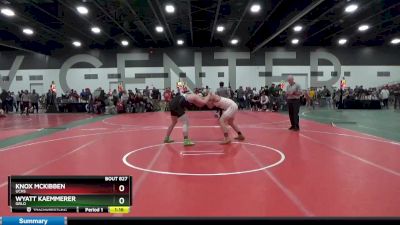 209 lbs Semifinal - Wyatt Kaemmerer, GRLO vs Knox McKibben, UCHS