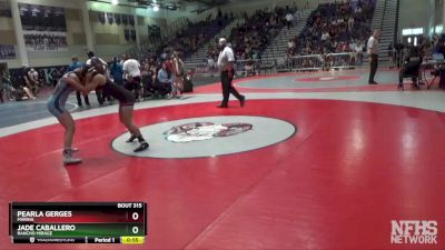 111 lbs Cons. Round 2 - Pearla Gerges, Marina vs Jade Caballero, Rancho Mirage