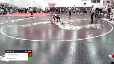 120 lbs Round Of 16 - Mateo Miranda, St Joseph vs Reese Titus, Canton