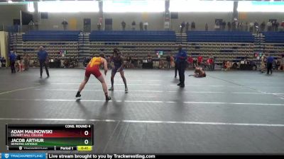 150 lbs Cons. Round 4 - Adam Malinowski, Calvert Hall College vs Jacob Arthur, DeMatha Catholic