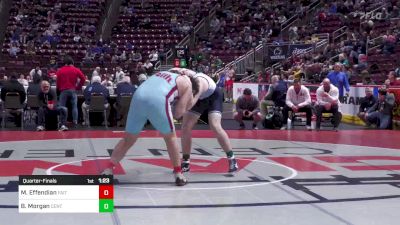 285 lbs Quarterfinal - Mark Effendian, Faith Christian vs Brenan Morgan, Central Valley