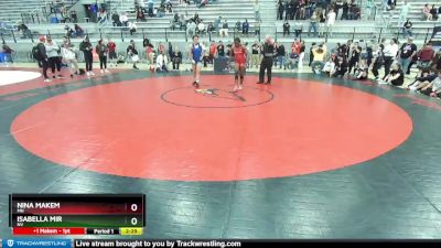 68 lbs Semifinal - Nina Makem, MN vs Isabella Mir, NV