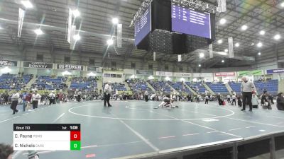 110 lbs Final - Colby Payne, Pomona Elite vs Conner Nichols, Carson Middle School