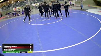 122 lbs Round 1 (4 Team) - Joseph Carnes, South Umpqua vs Nevaeha Florez, Coquille
