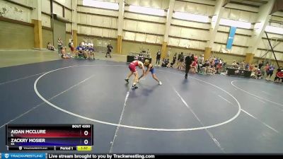 102 lbs Cons. Round 5 - Aidan McClure, IL vs Zackry Mosier, KS