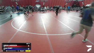 126 lbs Cons. Round 3 - Abram Anderson, MN vs Evan Fahey, WI