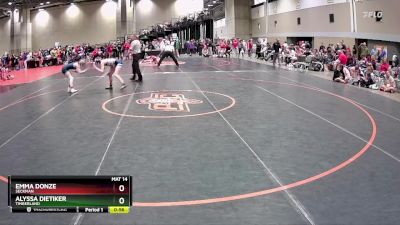 105A Semifinal - Alyssa Dietiker, Timberland vs Emma Donze, Seckman