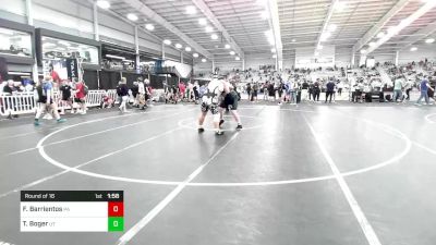 285 lbs Round Of 16 - Frank Barrientos, PA vs Trayvn Boger, UT