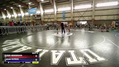 49 lbs Quarterfinal - Ryker Henderson, WY vs Cadan McPeck, AK