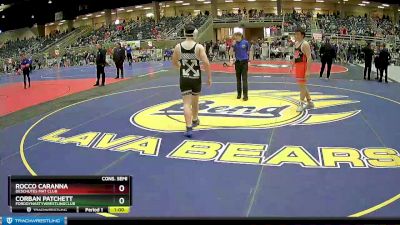 187 lbs Cons. Semi - Corban Patchett, FordDynastyWrestlingClub vs Rocco Caranna, Deschutes Mat Club