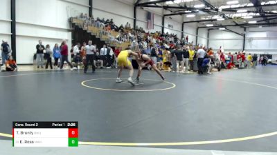 165 lbs Cons. Round 2 - Ellisston Ross, Manchester vs Tommy Brunty, Ohio Wesleyan University