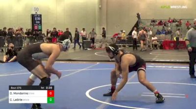 157 lbs C Of 16 #1 - Dom Mandarino, Stanford vs Christian LaBrie, Brown University