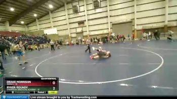 149 lbs Quarters & Wb (16 Team) - Drake Morrison, Idaho 1 vs Ryker Roundy, Sanderson Wrestling Academy