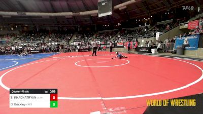 40 lbs Quarterfinal - SAMUEL KHACHATRYAN, Dethrone vs Owen Buckley, Ares Wrestling Club