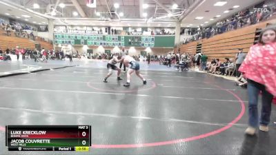 190 lbs Cons. Round 2 - Jacob Couvrette, West Hills vs Luke Krecklow, Bonita Vista