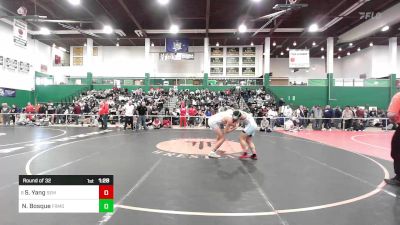 152 lbs Round Of 32 - Su Young Yang, Wyoming Seminary vs Noah Bosque, Farmingdale