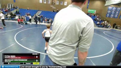 52-56 lbs Round 1 - Tytin Reed, Fremont Wrestling Club vs Beckham Westenskow, Westlake