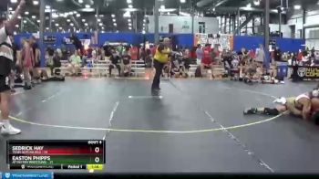 180 lbs Quarterfinals (8 Team) - Easton Phipps, Attrition Wrestling vs Sedrick Hay, Team Gotcha Red