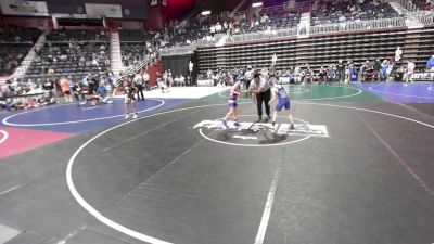 78 lbs Semifinal - Kain Alden, Heights WC vs Liam Benne, Westside WC