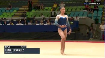 Luna Fernandez - Floor, Argentina - 2018 Pacific Rim Championships