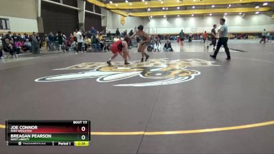 157 lbs Cons. Round 2 - Joe Connor, Ohio Wesleyan vs Breagan Pearson, West Liberty