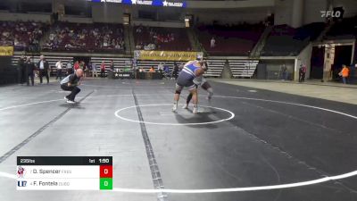 235 lbs 7th Place - Diara Spencer, Fresno State WC vs Franco Fontela, Dubuque WC