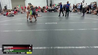 285 lbs Placement (4 Team) - Dan Borzio, Bearcats vs Justin Abad, Myland WA