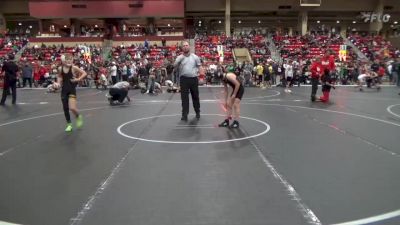 88 lbs Champ. Round 1 - Kaedyn Perkins, Alpha Academy vs Colby Schreck, Buchanan County Wrestling Club