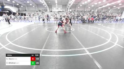 165 lbs Rr Rnd 3 - Ethan Vayro, Rebellion Uprising vs Connor Gillahan, Grit Mat Club Blue