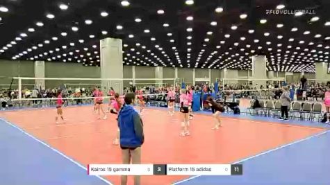 Kairos 15 gamma vs Platform 15 adidas - 2022 JVA World Challenge presented by Nike - Expo Only