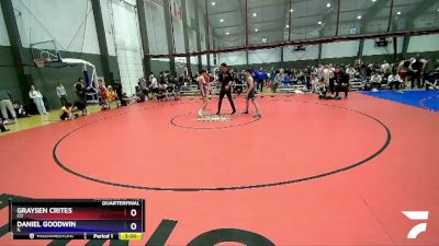 113 lbs Quarterfinal - Graysen Crites, CO vs Daniel Goodwin, IL