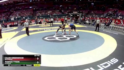 D3-150 lbs Cons. Round 3 - Thomas Tyson, Elmwood vs Caleb Greenwood, Beachwood