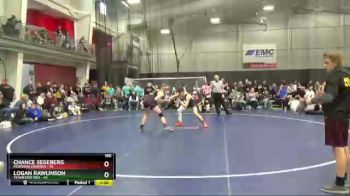 160 lbs Finals (8 Team) - Logan Rawlinson, Tennessee Red vs Chance Segeberg, Montana Maroon