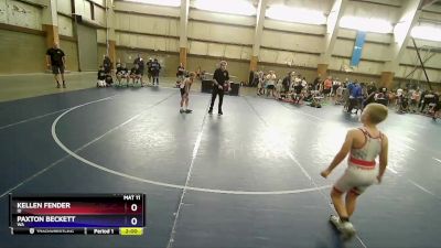 77 lbs Champ. Round 1 - Kellen Fender, ID vs Paxton Beckett, WA