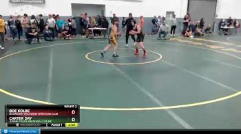 117 lbs Round 2 - Boe Kolbe, Dillingham Wolverine Wrestling Club vs Carter Day, Juneau Youth Wrestling Club Inc.