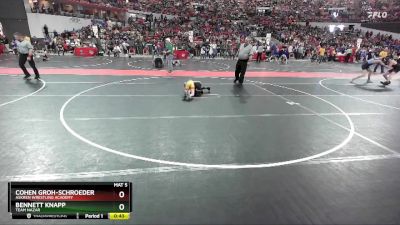 51 lbs Quarterfinal - Cohen Groh-schroeder, Askren Wrestling Academy vs Bennett Knapp, Team Nazar