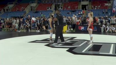 117 lbs Rnd Of 64 - AnnaMae Mosconi, Indiana vs Jalynn Goodale, Iowa