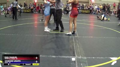 155 lbs Cross Bracket (8 Team) - Kaili Manuel, Metro All Stars vs Vivienne Legato, WOW